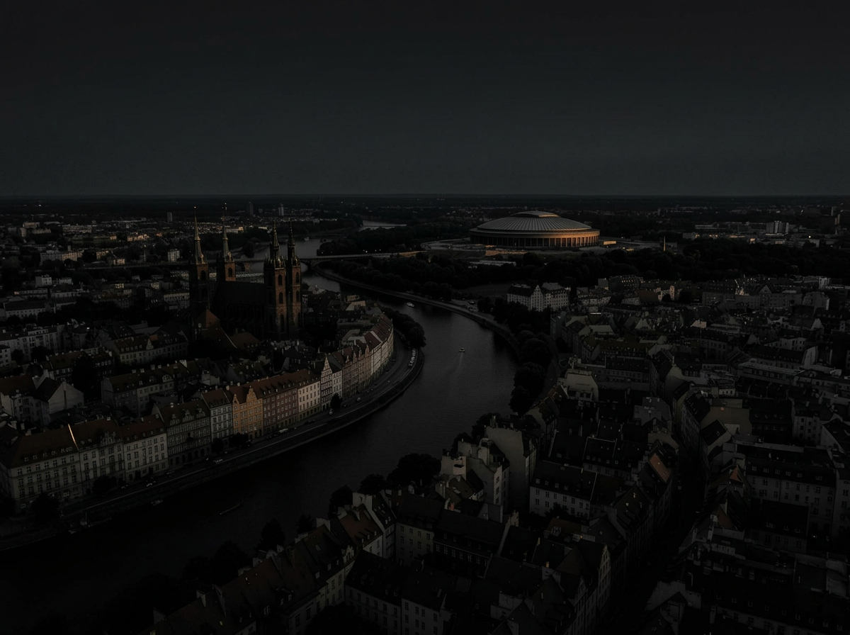 Wrocław aerial view — Blackswan execution platform